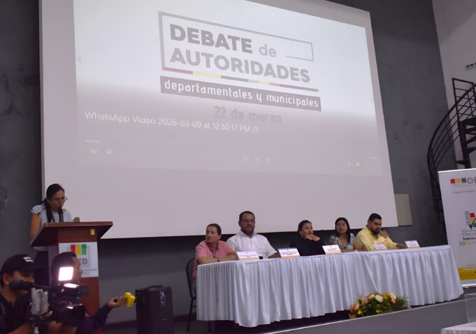 TED SORTEA EL ORDEN DE PARTICIPACIÓN PARA EL DEBATE DE CANDIDATOS A LA GOBERNACIÓN CRUCEÑA