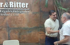 RITTER BUSCA ALIANZAS DE CARA A LA SEGUNDA VUELTA Y SE REÚNE CON EL ENTORNO DE CAMACHO