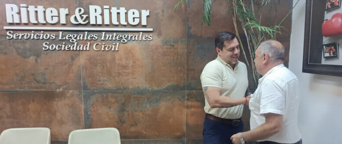 RITTER BUSCA ALIANZAS DE CARA A LA SEGUNDA VUELTA Y SE REÚNE CON EL ENTORNO DE CAMACHO