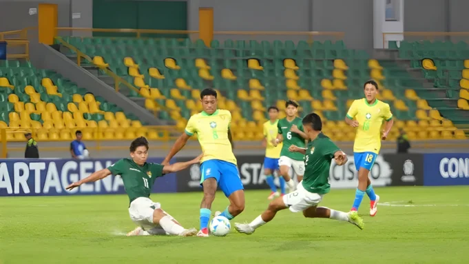 LA VERDECITA CAE GOLEADA ANTE BRASIL EN SU DEBUT EN EL SUDAMERICANO SUB-17