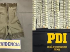 BOLIVIANA ES DETENIDA EN CHILE CON MÁS DE $129.000 ADHERIDOS AL CUERPO Y POR INTENTAR SOBORNAR A FUNCIONARIOS