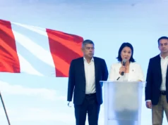 KEIKO FUJIMORI CELEBRA RESULTADOS PRELIMINARES EN MEDIO DE DENUNCIAS DE FRAUDE EN ELECCIONES DE PERÚ