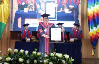 UPEA RECONOCE AL FISCAL GENERAL CON DOCTOR HONORIS CAUSA Y ÉL LO DEDICA A LAS VÍCTIMAS: “ES UN MANDATO MORAL”