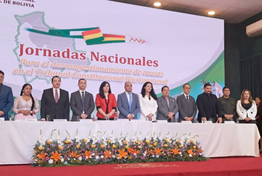 FISCAL GENERAL RESPALDA JORNADAS NACIONALES PARA EL DESCONGESTIONAMIENTO DE CAUSAS EN EL TRIBUNAL CONSTITUCIONAL PLURINACIONAL