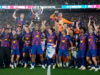 BARCELONA SE CORONA CAMPEÓN DE LALIGA TRAS VENCER AL REAL MADRID EN EL CAMP NOU