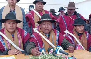 DIRIGENTES DE LA FEDERACIÓN TÚPAC KATARI RECHAZAN EL DIÁLOGO Y EXIGEN LA RENUNCIA DE RODRIGO PAZ
