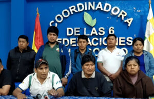 COCALEROS DEL TRÓPICO DECLARAN CUARTO INTERMEDIO EN LOS BLOQUEOS Y EVO MORALES AFIRMA QUE “NO ES UNA RENDICIÓN”