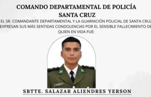 IDENTIFICAN AL POLICÍA ASESINADO EN SAN MATÍAS; SUBTENIENTE DEL CEIP MURIÓ EN EMBOSCADA DE SICARIOS