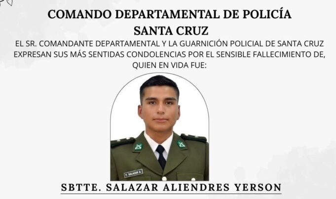 IDENTIFICAN AL POLICÍA ASESINADO EN SAN MATÍAS; SUBTENIENTE DEL CEIP MURIÓ EN EMBOSCADA DE SICARIOS
