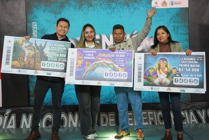 LOTERÍA NACIONAL LANZA EL PRIMER SORTEO DE ALTO IMPACTO SIMULTÁNEO EN TRES REGIONES DEL PAÍS