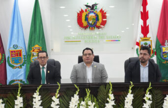 FISCAL GENERAL DEL ESTADO FIRMA CONVENIOS DE INTEROPERABILIDAD CON 17 MUNICIPIOS DE CHUQUISACA PARA AGILIZAR LA JUSTICIA