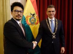 PRESIDENTE RODRIGO PAZ RECIBE LA CONDECORACIÓN DEL CÓNDOR DE LOS ANDES EN EL GRADO DE GRAN COLLAR