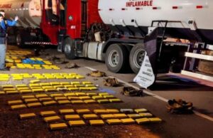 DETIENEN A TRES BOLIVIANOS EN ARGENTINA CON 388 KILOS DE COCAÍNA OCULTOS EN CAMIONES CISTERNA