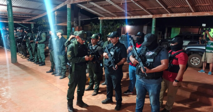 DOS PERSONAS SON APREHENDIDAS EN ASCENSIÓN DE LA FRONTERA DURANTE OPERATIVO POR LOS CRÍMENES EN SAN MATÍAS