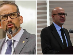 LUIS FERNANDO CAMACHO Y JOSÉ LUIS LUPO PRESENTAN SUS PLANES DE TRABAJO PARA SER EMBAJADORES DE BOLIVIA