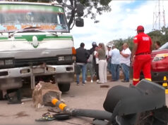 MADRE Y SU HIJA DE 4 AÑOS RESULTAN GRAVEMENTE HERIDAS TRAS SER ATROPELLADAS POR UN CAMIÓN EN SANTA CRUZ